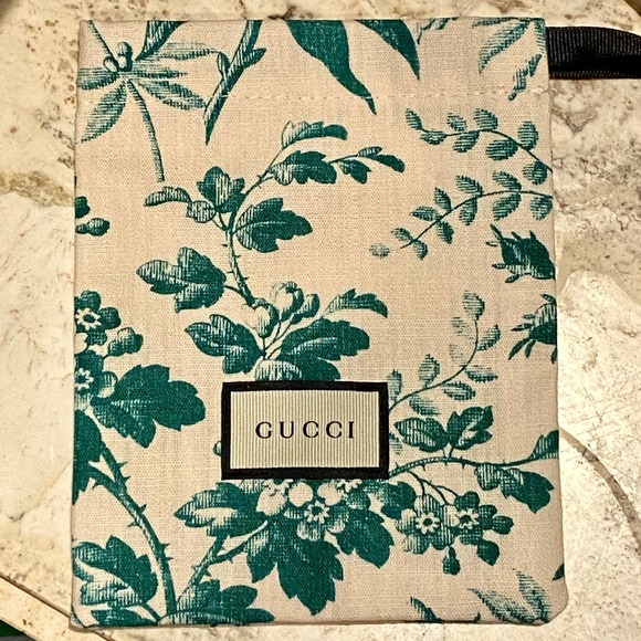 GUCCI Necklace Floral Bag NEW Toile Gift Pouch Sleeper - Picture 7 of 7